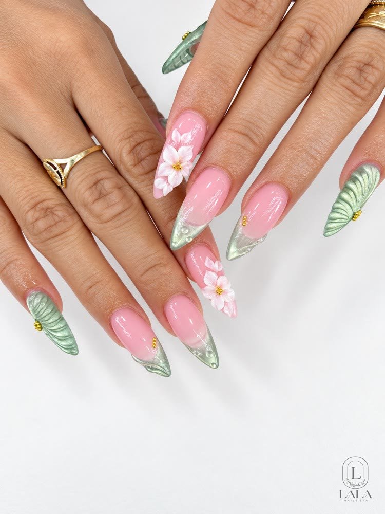 Nail art design 6 by Lala Nails Spa, Winnetka CA