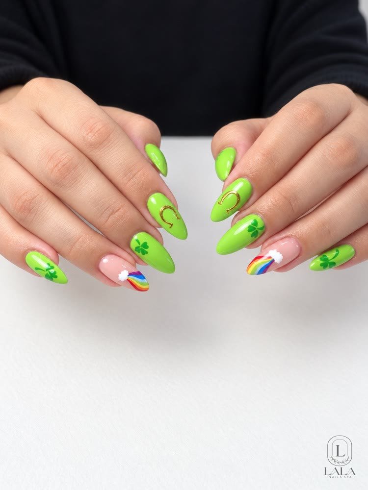 Nail art design 9 by Lala Nails Spa, Winnetka CA