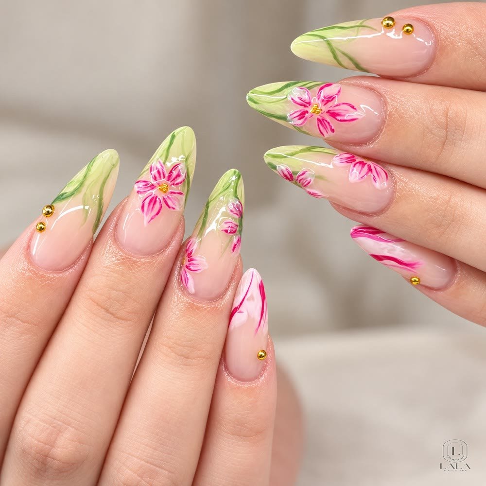 Nail art design 20 by Lala Nails Spa, Winnetka CA