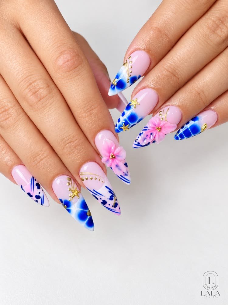Nail art design 35 by Lala Nails Spa, Winnetka CA