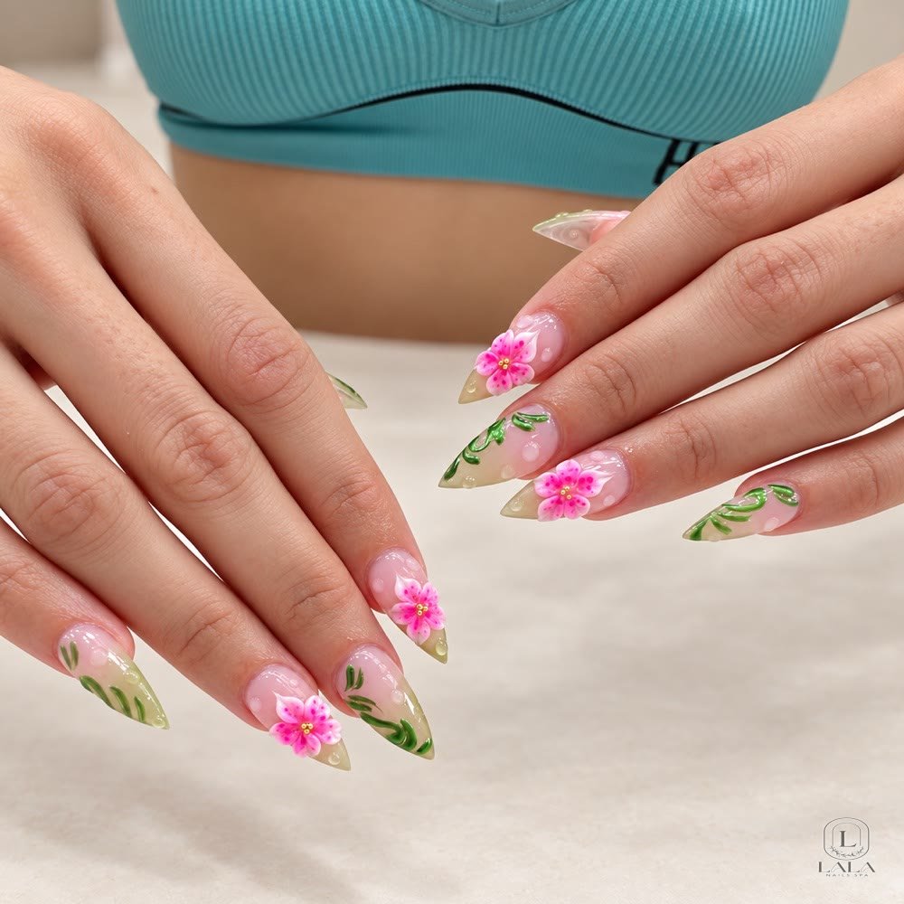 Nail art design 38 by Lala Nails Spa, Winnetka CA