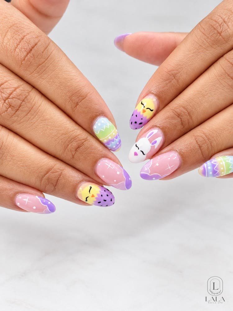 Nail art design 47 by Lala Nails Spa, Winnetka CA